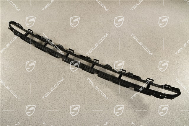 Front bumper Grille, middle, Lower, Black
