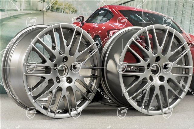 20" Felgensatz RS Spyder, 9J x 20 ET57, Platinum-Seidenmatt