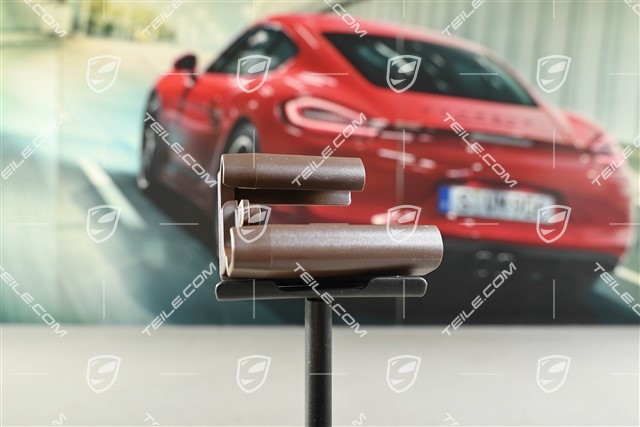 Abdeckung für Sitzschiene, Trüffelbraun, Vorne, L