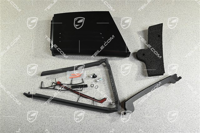 Targa, Blende, Seitlich, Targa Bügel, Schwarzmatt, L