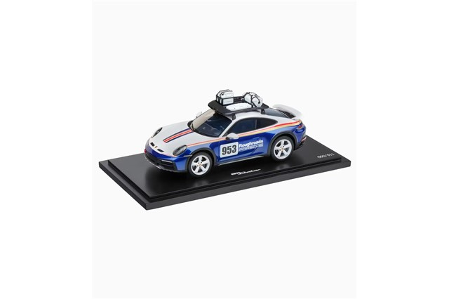 911 Dakar (992) Tequipment Rallye Design Paket (mit Dachaufbauten), Maßstab 1:18