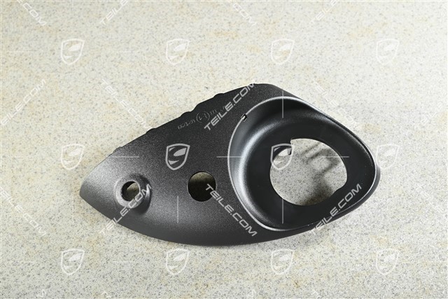 Osłona / obudowa dolna lusterka, Oświetlenie, Real Top View, czarny, L