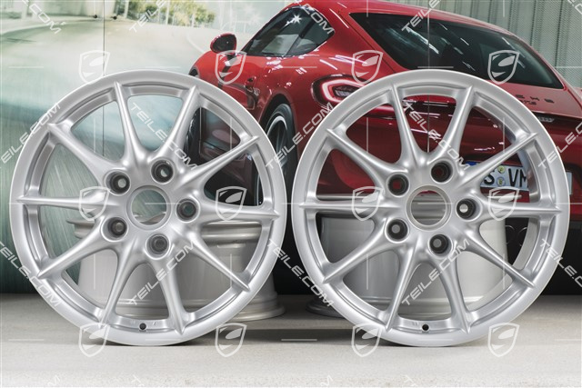 17" Felgensatz Carrera II Mod. 2002, 7J x 17 ET50 + 9J x 17 ET55
