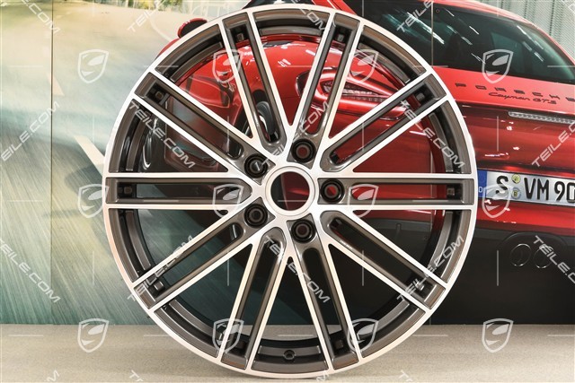 21" Felga Turbo IV, 9,5J x 21 ET71, Titan