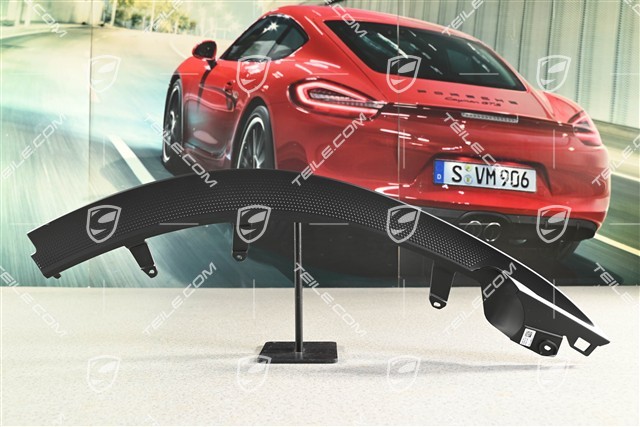 Turbo, Trim cover for rear light, Black matte, L