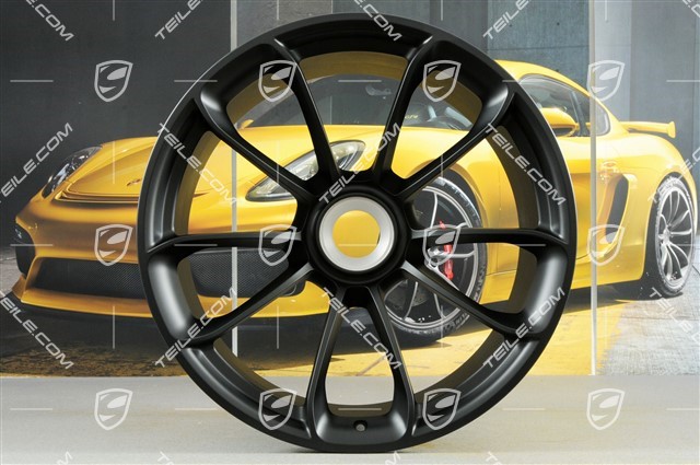 21" felga GT3RS, z napisem GT3RS, 12,5J x 21 ET48, czarny mat