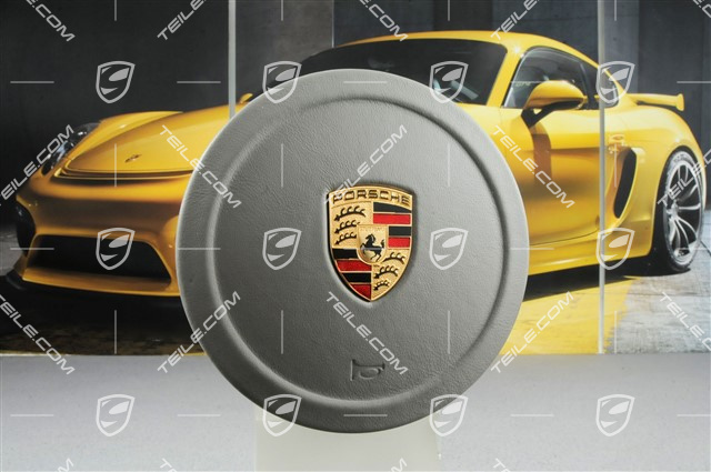 Airbag, leather, platinum grey Airbag, leather, platinum grey