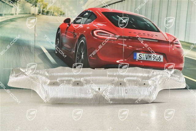 Heat protection / shield centre, rear GTS 4,0 / GT4