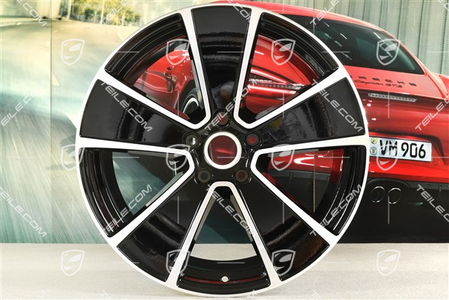 21" Felga AeroDesign / PHEV, 11J x 21 ET58, czarny wysoki połysk