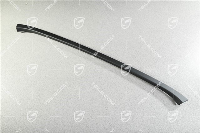 Targa top, storage cover trim, centre, Black