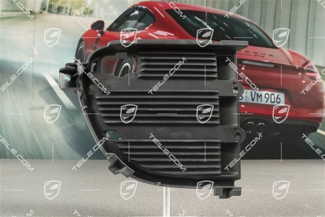 Blenda / osłona wlotu powietrza, boczna, PDC, czarny mat, R