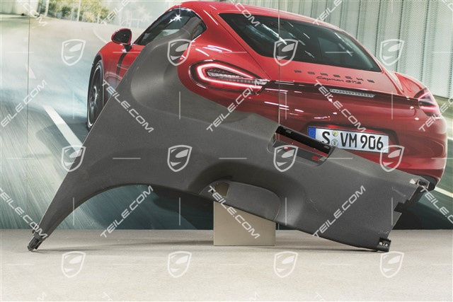 Verkleidung, B-Säule, unten, Schwarz, L