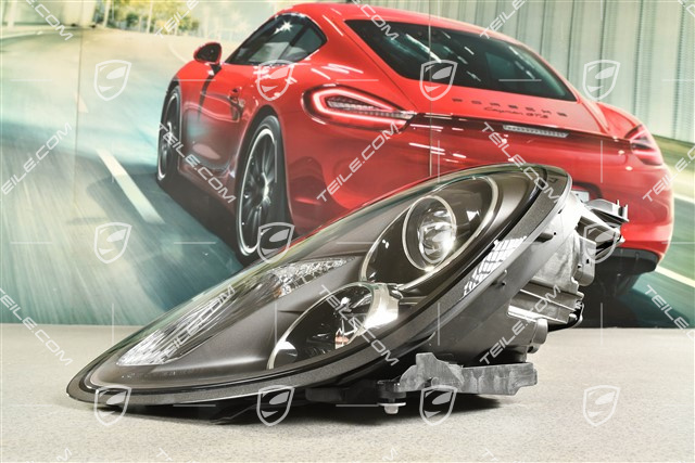 Xenon headlight with curve light, without control unit and xenon bulb, L