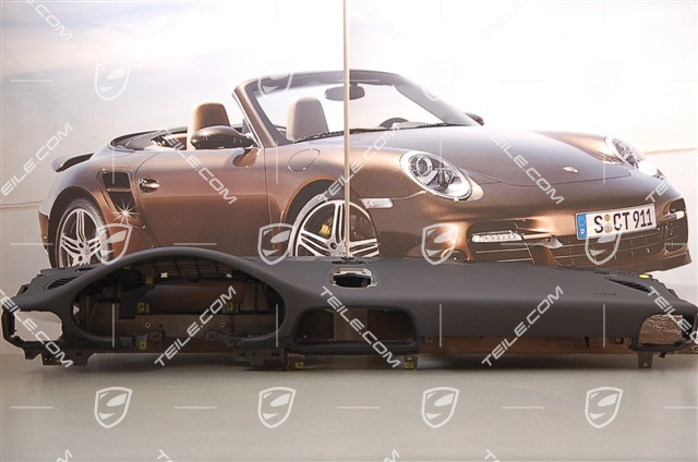Dashboard, upper part, leatherette, black, Sport Chrono