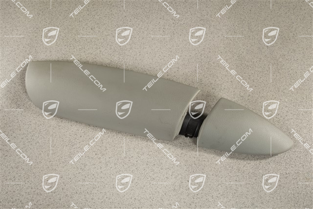 Podłokietnik, Drzwi przednie, Dolna część, szara, L