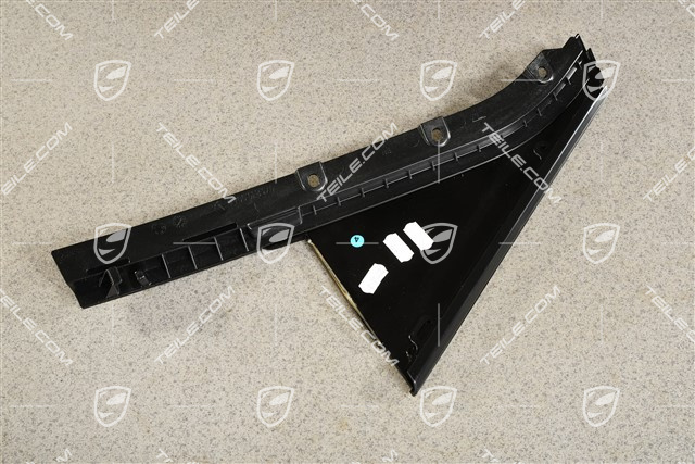 Coupe, C-pillar outer cover, rear, Black, R