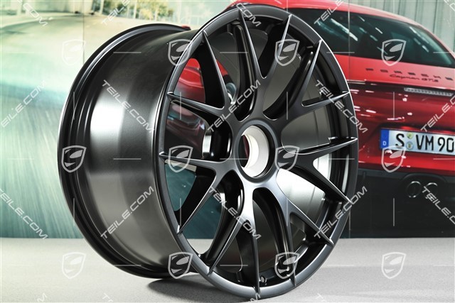 GT4 RS / Spyder RS 20" Magnesium wheel set, 8.5J x 20 ET61 + 11J x 20 ET50, black silk matt