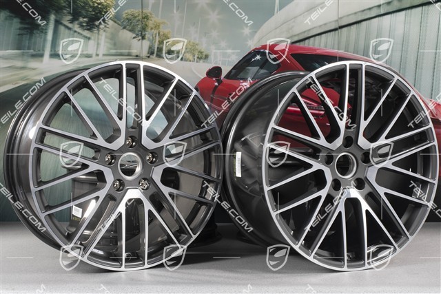 21-inch wheel rim set Turbo Design II / Turbo V, 9,5J x 21 ET71 + 11,5J x 21 ET69