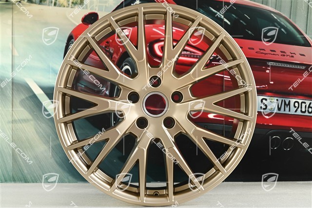 21-inch wheel rim set Panamera Exclusive Design, 9,5J x 21 ET71 + 11,5J x 21 ET69, neodyme