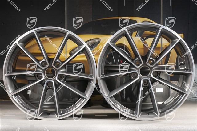 20+21" Felgensatz Carrera Classic, Felgen: vorne 8,5J x 20 ET50 + hinten 11,5J x 21 ET67