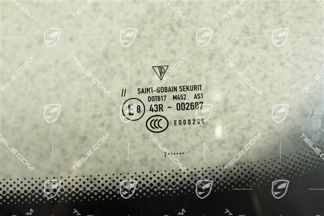 Coupe, Windscreen / Windshield with tinted top / TV reception