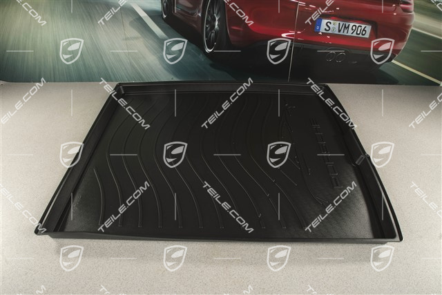 Wkład bagażnika tylnego z napisem PORSCHE