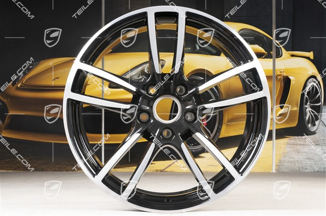 20" felga Cayenne Sport, 9J x 20 ET50, czarny wysoki połysk