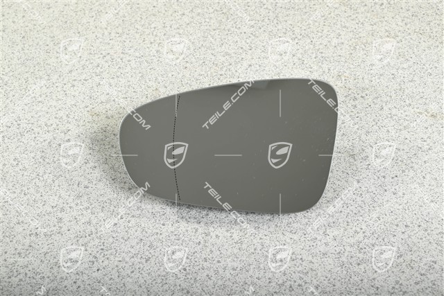Spiegelglas, autom. abblendbarer Außenspiegel, asphärisch, L