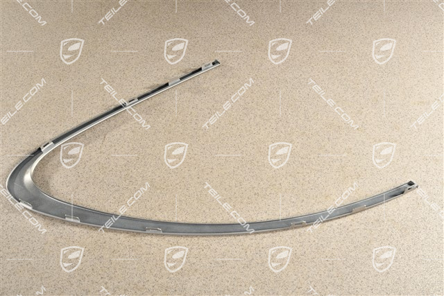 Listwa ozdobna szyby bocznej tylnej, Platinum Silver Metallic, R