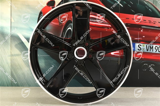 19" Felga Macan Sport Classic, 8,5J x 19 ET21, czarny wysoki połysk