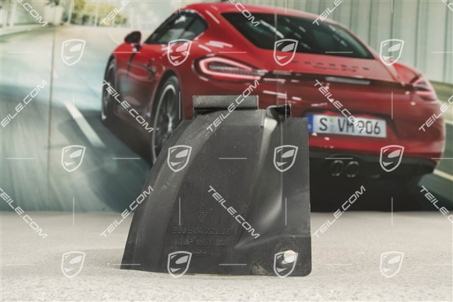 C2 / C4 / RS, Lid for front wheel-well liner, rear part, R