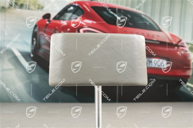 Osłona górnej  części tunelu środkowego (tylna część), skórzana, Graphite grey, coupe / Targa