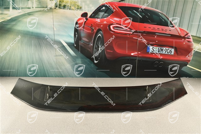 GT4RS Rear spoiler / wing, Carbon high gloss black