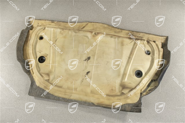 Hutablage Teppichverkleidung, Seeblau