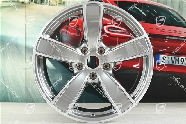 20" Felga Carrera Sport, 10,5J x 20 ET47, Platinsilber Metallic