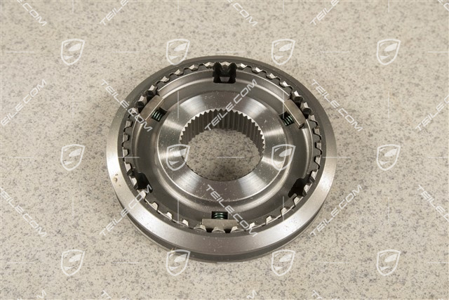 Synchronizing hub with locking collar, 3./4.Gear