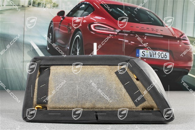 Lordosenstütze / Mittelteil, Raffleder, Metropolblau, Cabrio, R