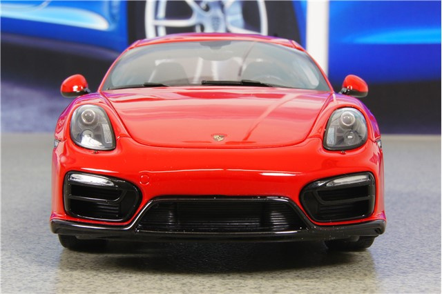 GT SPIRIT Porsche Cayman GTS (981C), red, scale 1:18