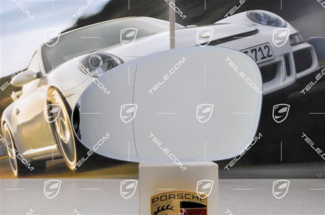 Szkło lusterka, wypukłe (ze strefą), automatycznie ściemniane, podgrzewane, Facelift 09-, L Szkło lusterka, wypukłe (ze strefą), automatycznie ściemniane, podgrzewane, Facelift 09-, L