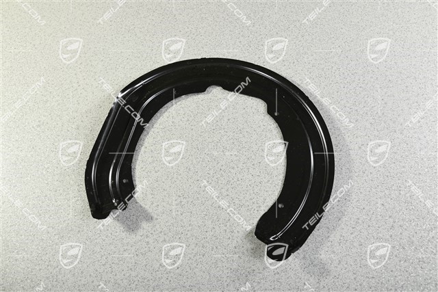 Rear axle disc brake protective plate, L