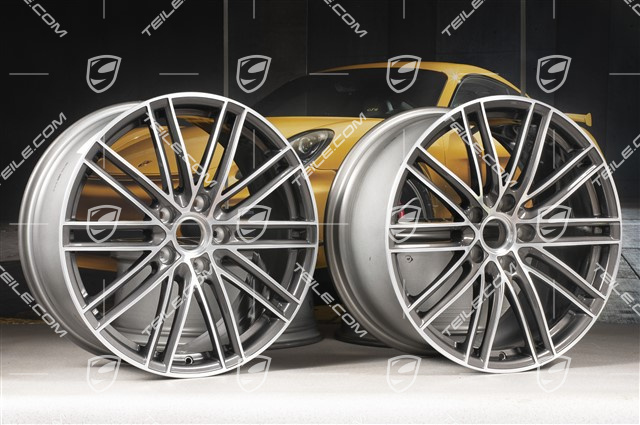 20" Turbo IV komplet felg, felgi 8,5J x 20 ET57 + 10,5J x 20 ET47