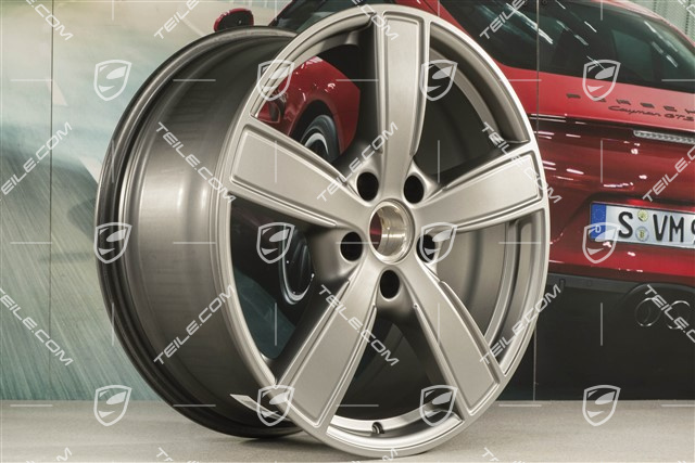 20" Felge Sport Classic Komfort, 9J x 20 ET50, Platinum Seidenmatt