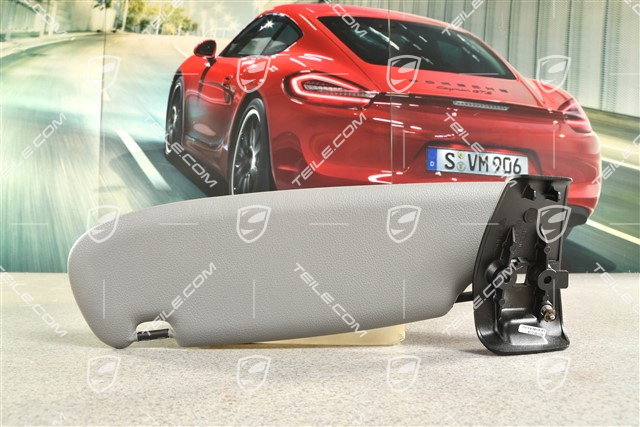 Sonnenblende, Cabrio, Kunstleder, Graffitigrau, R