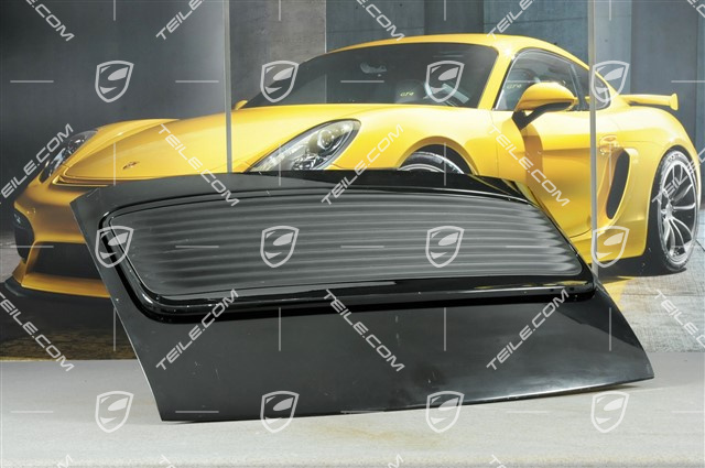 Rear deck lid (engine lid), complete, C2 / C4 / 4S / Targa (little damage)