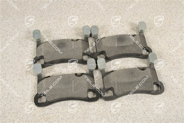 Brake pads, rear axle, 18" Black/Green