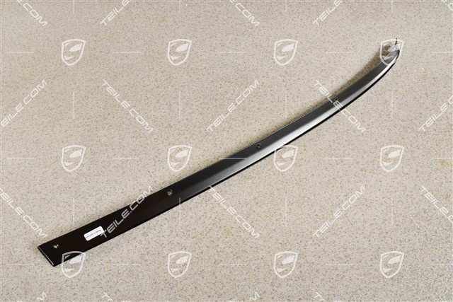 Seitenscheibe Zierleiste, schwarz, Coupe, R