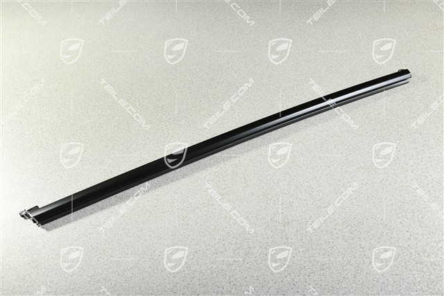 Zierleiste mit Dichtung, Tür hinten, Schwarz, R