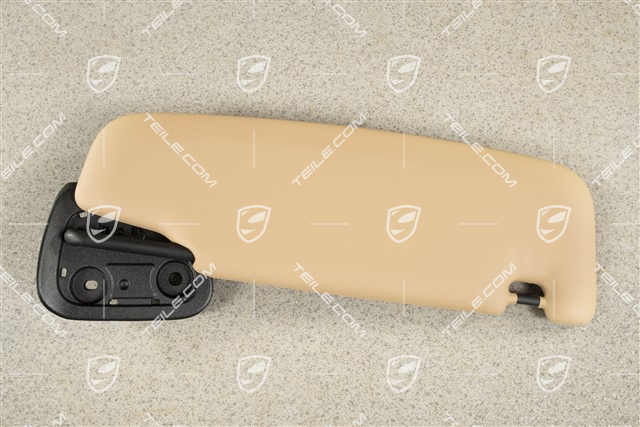 Blenda przeciwsłoneczna, z lusterkiem, Luxor beige, Cabrio / Targa, L