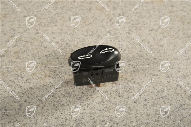 Convertible top control switch, black matte