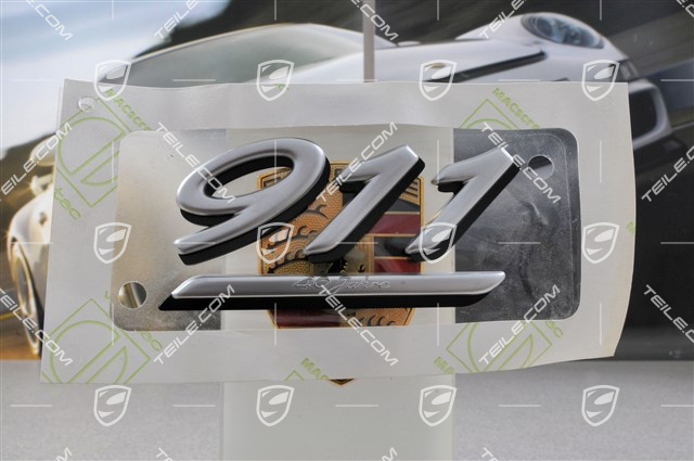 "911" logo, silver, special model - "40 years of 911" "911" logo, silver, special model - "40 years of 911"